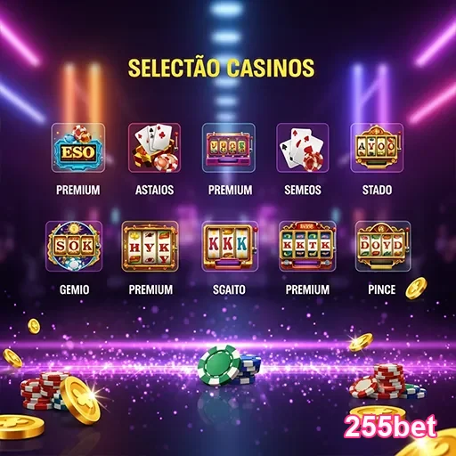 Imagem de jogos de azar no 255bet, destaque para a variedade de opções disponíveis no site 255bet